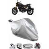 Coverplus Ducati Scrambler 1100 Sport Pro Gri Arka Çanta Uyumlu Su Geçirmez Motosiklet Brandası