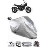 Coverplus Ducati Scrambler Icon Dark Gri Arka Çanta Uyumlu Su Geçirmez Motosiklet Brandası