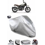 Coverplus Ducati Scrambler Urban Enduro Gri Arka Çanta Uyumlu Su Geçirmez Motosiklet Brandası