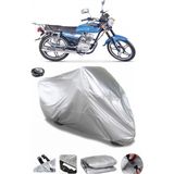 Coverplus Falcon Sport 100 LUX Gri Arka Çanta Uyumlu Su Geçirmez Motosiklet Brandası