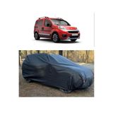 CoverPlus Fiat Fiorino Uyumlu Oto Araba Brandası KALIN Oto Dolu Brandası-Siyah