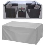 Coverplus Gri Su Geçirmez 200x160x80 cm Bahçe Mobilya Koruma Örtüsü