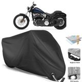 Coverplus Harley-Davidson Softail Blackline FXS Siyah Motosiklet Branda