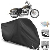 Coverplus Harley-Davidson Sportster 72 Siyah Motosiklet Branda