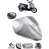 Coverplus Honda Beat Gri Arka Çanta Uyumlu Su Geçirmez Motosiklet Brandası