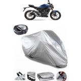 Coverplus Honda CB 250 Gri Arka Çanta Uyumlu Su Geçirmez Motosiklet Brandası