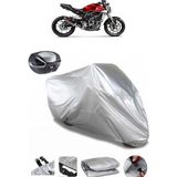 Coverplus Honda CB 250 R Gri Arka Çanta Uyumlu Su Geçirmez Motosiklet Brandası