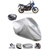 Coverplus Honda CRF1000L Africa Twin Adventure Sports DCT Gri Arka Çanta Uyumlu Su Geçirmez Motosiklet Brandası