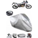 Coverplus Honda CRF1000L Africa Twin Gri Arka Çanta Uyumlu Su Geçirmez Motosiklet Brandası