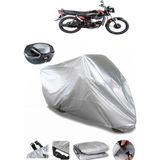 Coverplus Honda Hero 100 Gri Arka Çanta Uyumlu Su Geçirmez Motosiklet Brandası