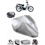 Coverplus Honda Innova 125 Gri Arka Çanta Uyumlu Su Geçirmez Motosiklet Brandası