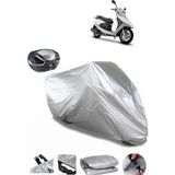 Coverplus Honda Spacy 110 Gri Arka Çanta Uyumlu Su Geçirmez Motosiklet Brandası