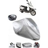 Coverplus Honda Spacy 125 Gri Arka Çanta Uyumlu Su Geçirmez Motosiklet Brandası
