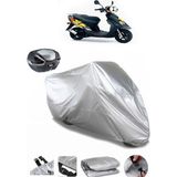 Coverplus Honda SXR 50 Gri Arka Çanta Uyumlu Su Geçirmez Motosiklet Brandası