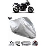Coverplus Hyosung GT 250 Naked Gri Arka Çanta Uyumlu Su Geçirmez Motosiklet Brandası