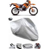 Coverplus Hyosung RX 125 Gri Arka Çanta Uyumlu Su Geçirmez Motosiklet Brandası