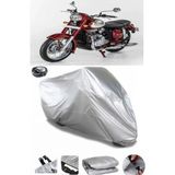 Coverplus Jawa 250 Classic Gri Arka Çanta Uyumlu Su Geçirmez Motosiklet Brandası
