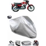 Coverplus Jawa CZ 350 Arka Çanta Uyumlu Su Geçirmez Gri Motosiklet Branda