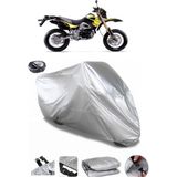 Coverplus Kanuni Cheetah 125 Gri Arka Çanta Uyumlu Su Geçirmez Motosiklet Brandası