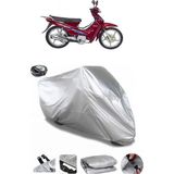 Coverplus Kanuni Elite 100 Gri Arka Çanta Uyumlu Su Geçirmez Motosiklet Brandası
