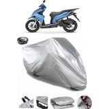 Coverplus Kanuni Resa 125 Gri Arka Çanta Uyumlu Su Geçirmez Motosiklet Brandası