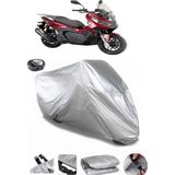 Coverplus Kanuni Seha 150 Gri Arka Çanta Uyumlu Su Geçirmez Motosiklet Brandası