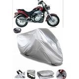 Coverplus Kanuni Tiger 250 Gri Arka Çanta Uyumlu Su Geçirmez Motosiklet Brandası