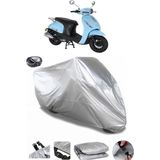 Coverplus Kanuni Trodon XS 50 Gri Arka Çanta Uyumlu Su Geçirmez Motosiklet Brandası
