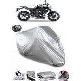 Coverplus Kawasaki ER-6 N Gri Arka Çanta Uyumlu Su Geçirmez Motosiklet Brandası