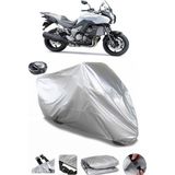 Coverplus Kawasaki Versys 1000 SE Gri Arka Çanta Uyumlu Su Geçirmez Motosiklet Brandası