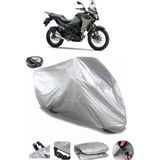 Coverplus Kawasaki Versys X300 Gri Arka Çanta Uyumlu Su Geçirmez Motosiklet Brandası