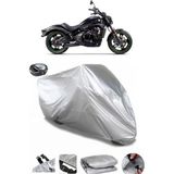 Coverplus Kawasaki Vulcan S Gri Arka Çanta Uyumlu Su Geçirmez Motosiklet Brandası