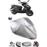 Coverplus Keeway Focus 150 Gri Arka Çanta Uyumlu Su Geçirmez Motosiklet Brandası