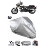 Coverplus Keeway Land Cruiser 250 Gri Arka Çanta Uyumlu Su Geçirmez Motosiklet Brandası