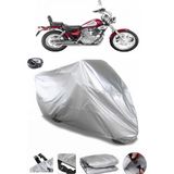 Coverplus Keeway Super Shadow 250 Arka Çanta Uyumlu Su Geçirmez Gri Motosiklet Branda