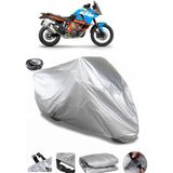 Coverplus KTM 1090 Adventure R Gri Arka Çanta Uyumlu Su Geçirmez Motosiklet Brandası