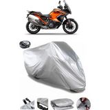 Coverplus KTM 1290 Super Adventure S Gri Arka Çanta Uyumlu Motosiklet Brandası