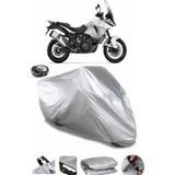 Coverplus KTM 1290 Super Adventure T Gri Arka Çanta Uyumlu Su Geçirmez Motosiklet Brandası