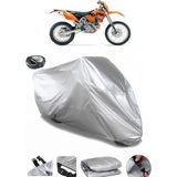 Coverplus KTM 400 EXC Gri Arka Çanta Uyumlu Su Geçirmez Motosiklet Brandası