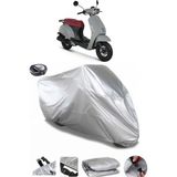 Coverplus Kuba Bluebird Gri Arka Çanta Uyumlu Su Geçirmez Motosiklet Brandası