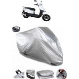 Coverplus Kuba City Go Gri Arka Çanta Uyumlu Su Geçirmez Motosiklet Brandası