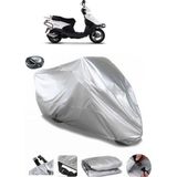 Coverplus Kuba Gelli 125 Gri Arka Çanta Uyumlu Su Geçirmez Motosiklet Brandası