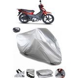 Coverplus Kuba Rainbow Gri Arka Çanta Uyumlu Su Geçirmez Motosiklet Brandası