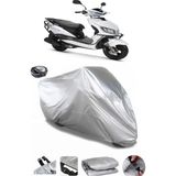 Coverplus Kuba Rosewood Gri Arka Çanta Uyumlu Su Geçirmez Motosiklet Brandası
