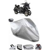 Coverplus Kymco CV3 Gri Arka Çanta Uyumlu Su Geçirmez Motosiklet Brandası