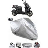 Coverplus Kymco KRV 200 Gri Arka Çanta Uyumlu Su Geçirmez Motosiklet Brandası