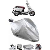 Coverplus Kymco Like 50 Gri Arka Çanta Uyumlu Su Geçirmez Motosiklet Brandası