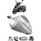Coverplus Kymco Like S 50 Gri Arka Çanta Uyumlu Su Geçirmez Motosiklet Brandası