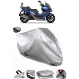Coverplus Kymco Xciting S 400 Gri Arka Çanta Uyumlu Su Geçirmez Motosiklet Brandası