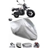 Coverplus Lifan Pony 100 Gri Arka Çanta Uyumlu Su Geçirmez Motosiklet Brandası